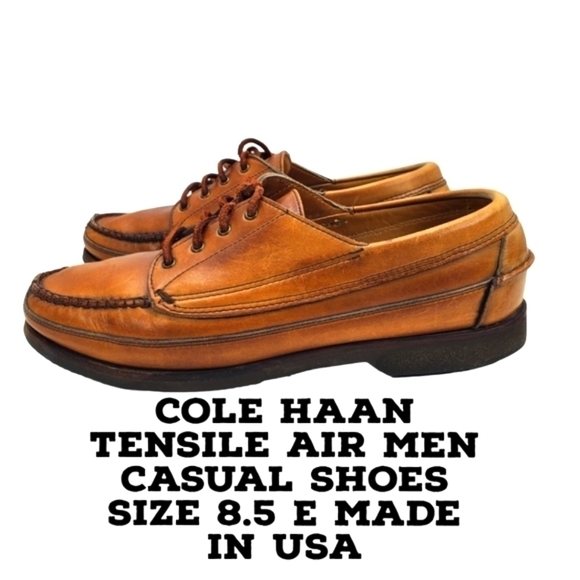 Cole Haan Shoe Men's 8.5 E Tensile Air Men Casual Made In USA - Picture 1 of 10